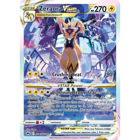 Zeraora VSTAR (CRZ GG43)