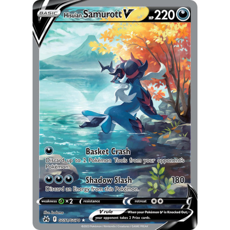 Hisuian Samurott V (CRZ GG51)