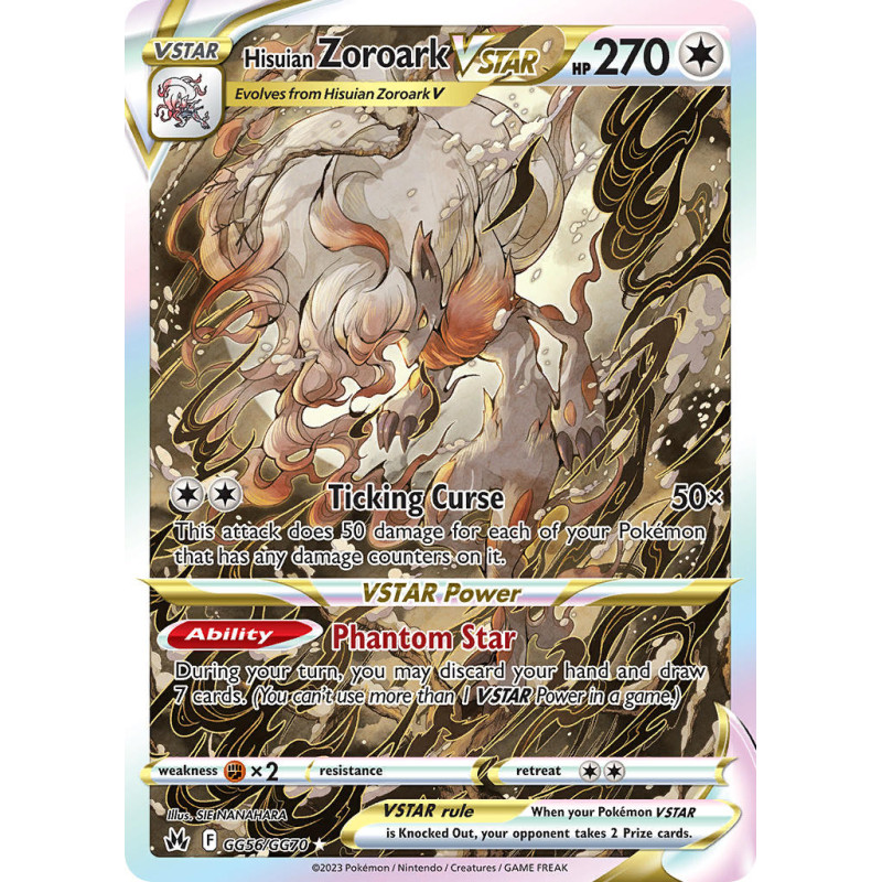 Hisuian Zoroark VSTAR (CRZ GG56)