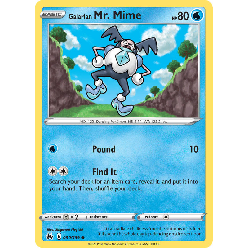 Galarian Mr. Mime (CRZ 030)