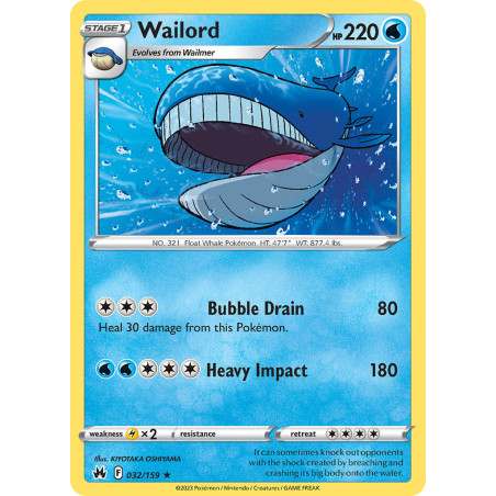 Wailord (CRZ 032)