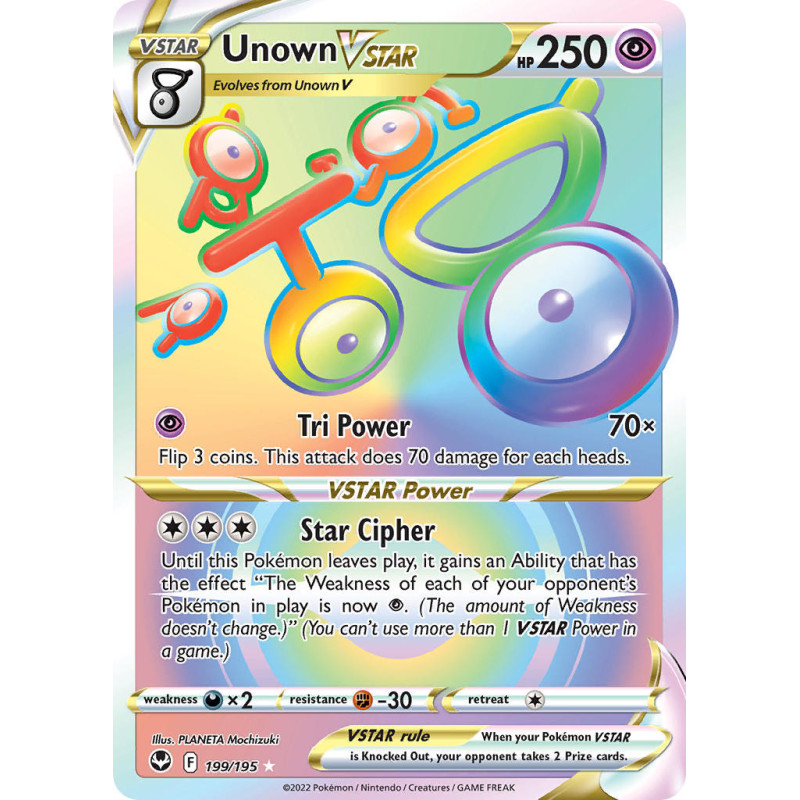 Unown VSTAR (SIT 199)