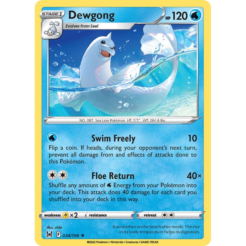 Dewgong (LOR 034)