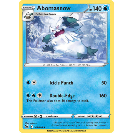 Abomasnow (LOR 043)