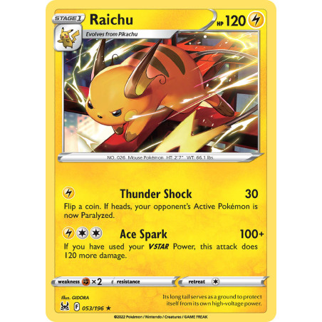 Raichu (LOR 053)