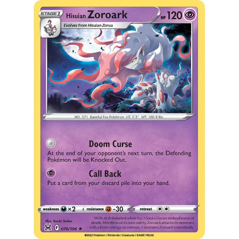 Hisuian Zoroark (LOR 076)