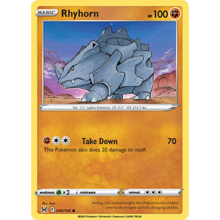 Rhyhorn (LOR 089)