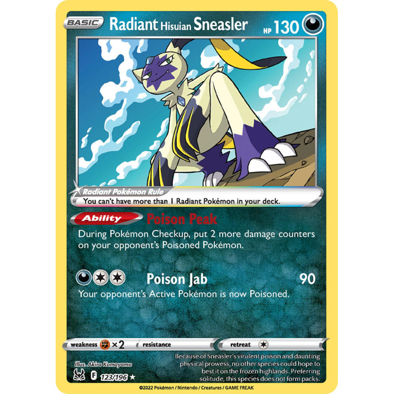 Radiant Hisuian Sneasler (LOR 123)