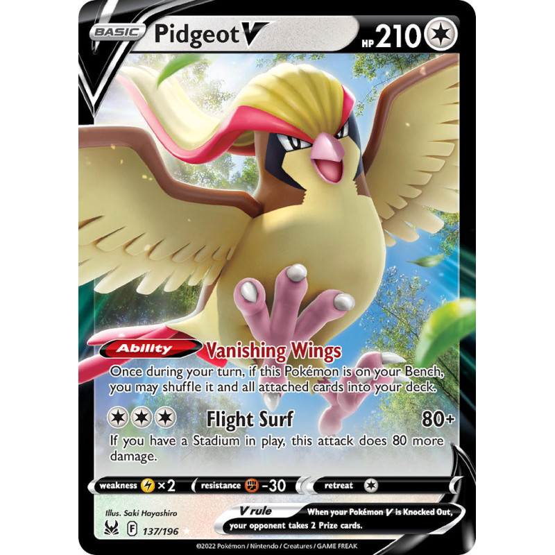Pidgeot V (LOR 137)
