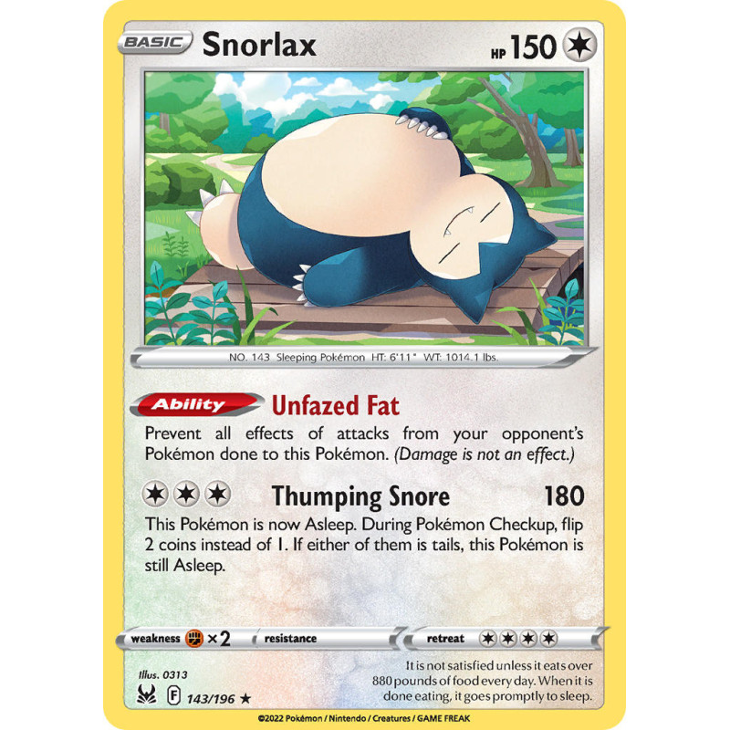 Snorlax (LOR 143)