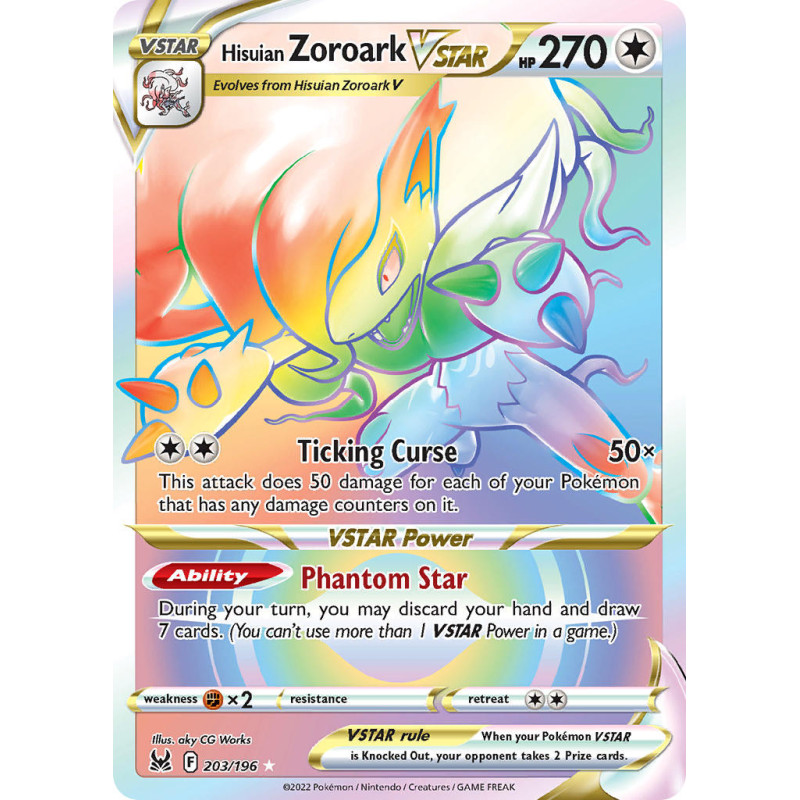Hisuian Zoroark VSTAR (LOR 203)