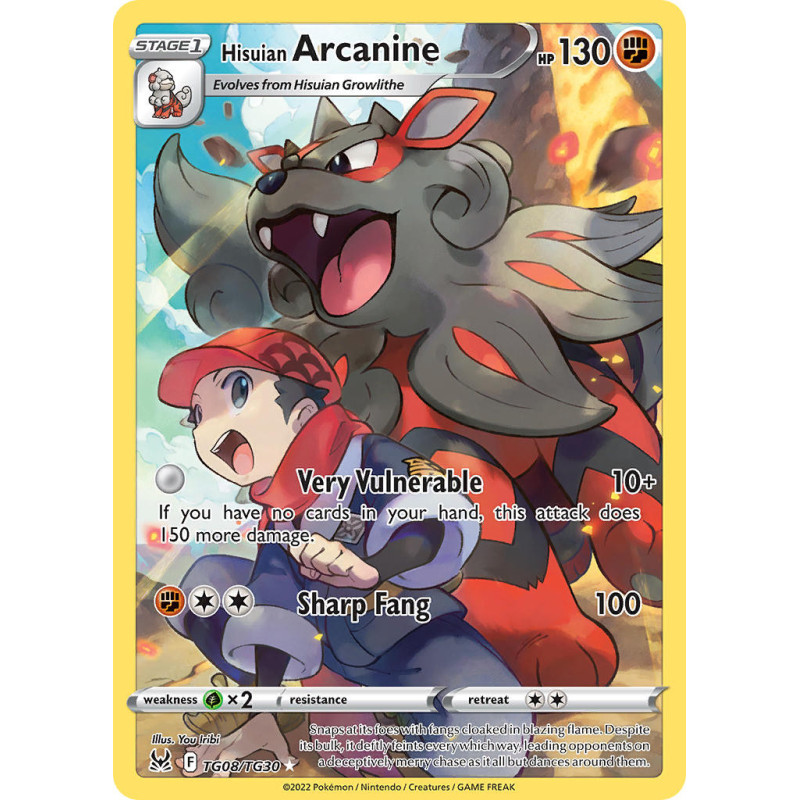 Hisuian Arcanine (LOR TG08)