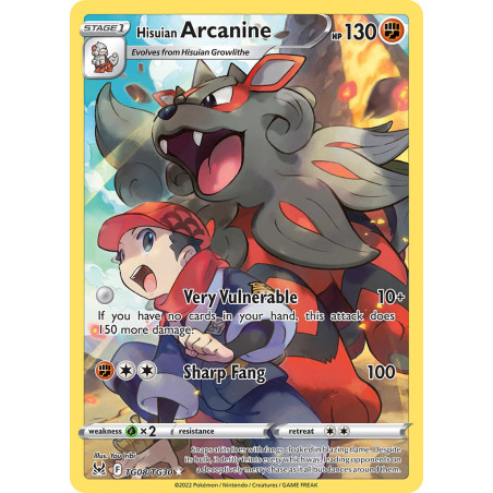 Hisuian Arcanine (LOR TG08)