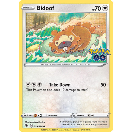 Bidoof (PGO 059)