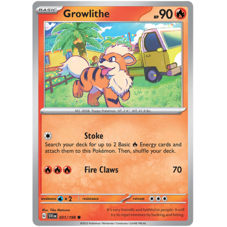 Growlithe (SVI 031)