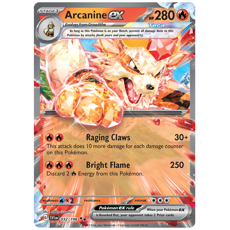 Arcanine ex (SVI 032)