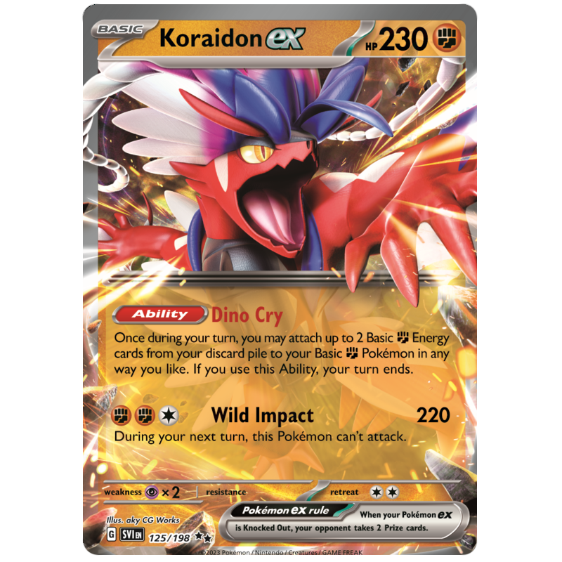Koraidon ex (SVI 125)