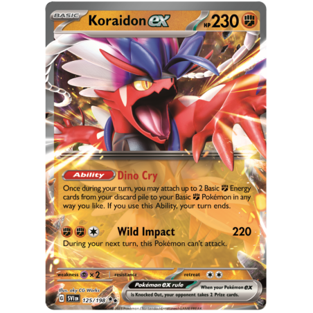 Koraidon ex (SVI 125)